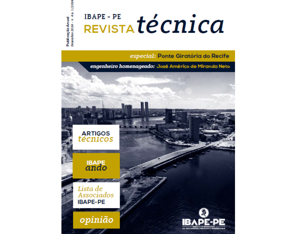 Chega a terceira edição da Revista Técnica IBAPE-PE